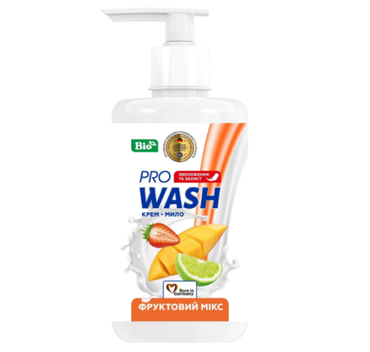 PRO WASH Рідке крем-мило 470г Фруктовий мікс, шт
